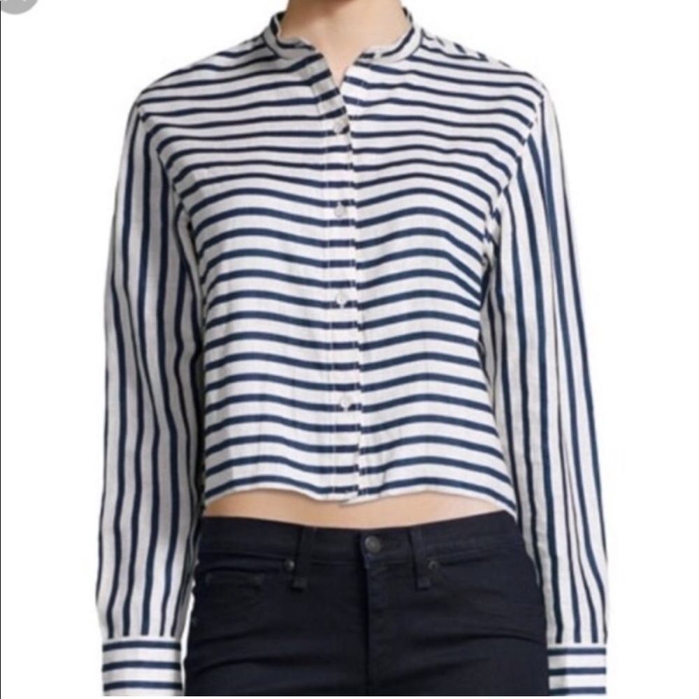 Rag and Bone Linen Button Down Shirt